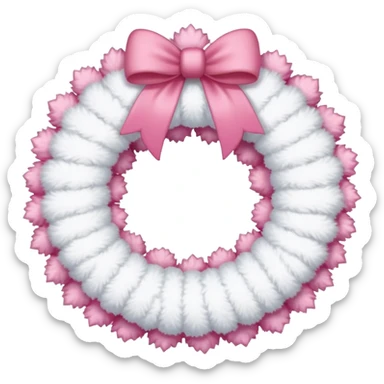 white and pink christmas reef with no green sticker