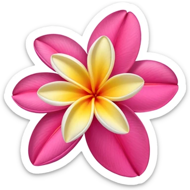 Plumeria sticker