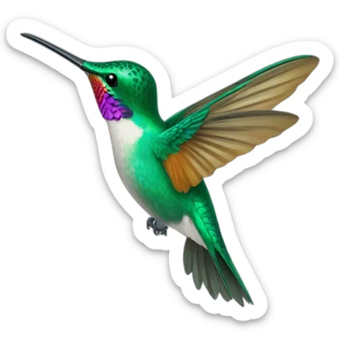 humming bird sticker