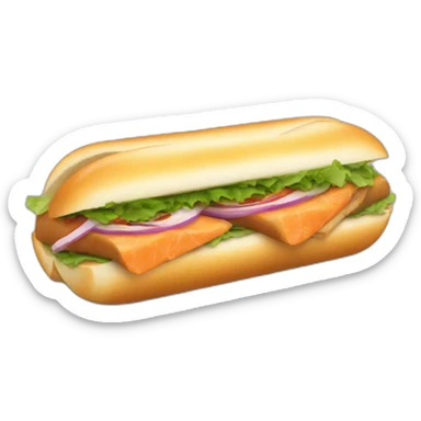 banh mi sandwich sticker