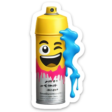 spray paint sticker