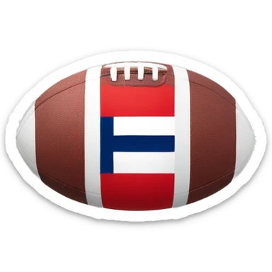 Football Captains Armband in Norwegian flag sticker