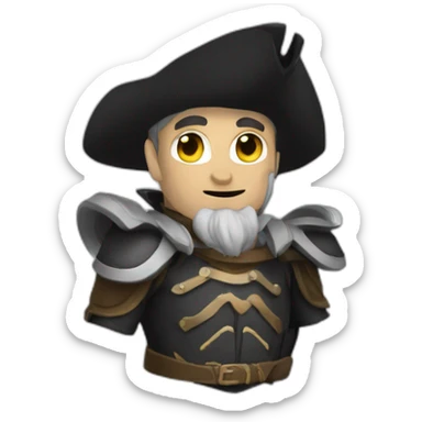 Skin Forinte chevalier noire sticker