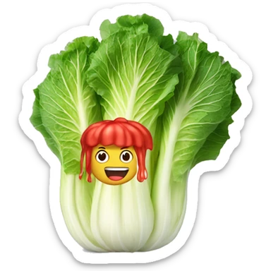 Napa cabbage with Red sauce  sticker