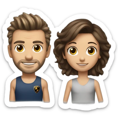 boy-with-a-hairstyle-like-David-Beckham, -brunette, -next-to-him-is-a-Lamborghini sticker