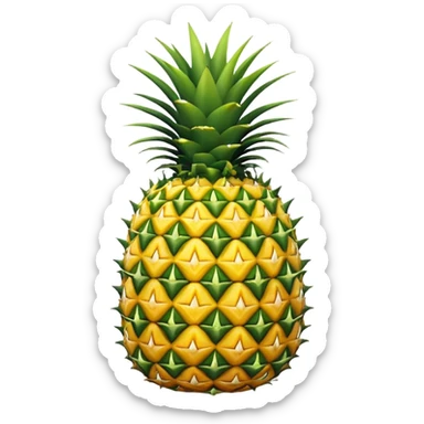 upside down pineapple sticker