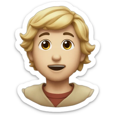 Sadyr Japarov sending air kiss sticker