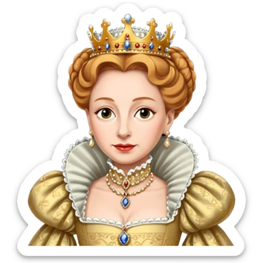 queen elizabeth 1 sticker