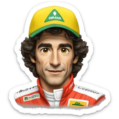 Ayrton Senna sticker
