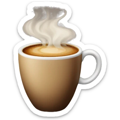 Small cup of coffee sticker