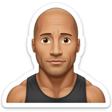 dwayne the rock johnson sticker