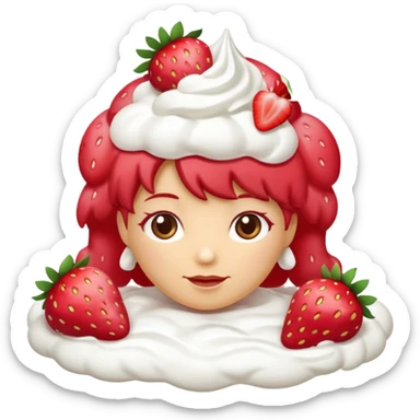 Strawberry shortcake sticker