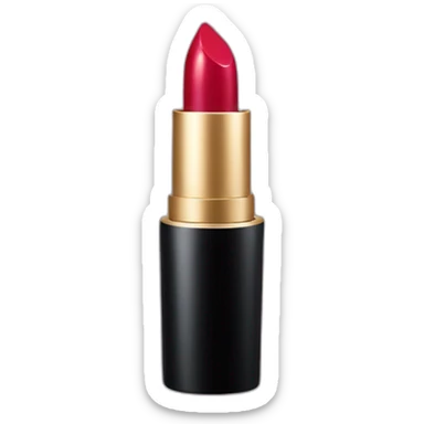 christmas lipstick sticker