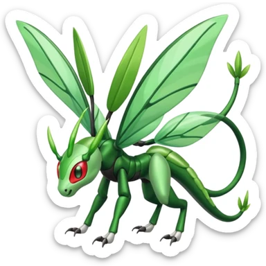 Meloetta-Scyther-Scizor-Pokémon-Fakémon-creature sticker