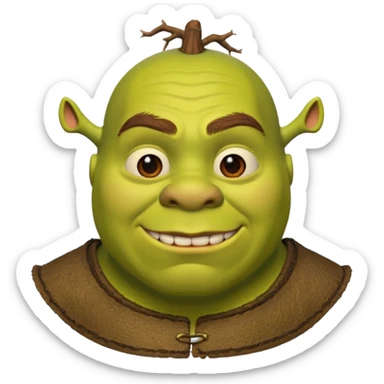 Shrek incrédulo sticker