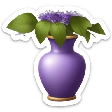 Lilacs in a vase sticker