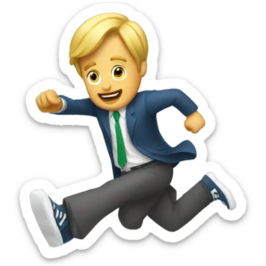 dinero volando sticker