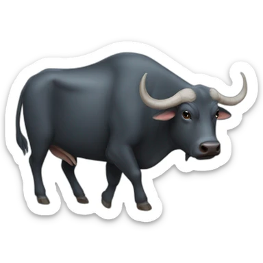 Water buffalo sticker