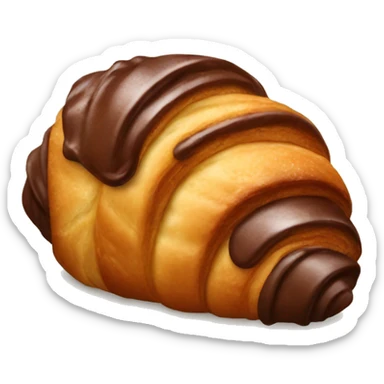 Chocolate croissant  sticker