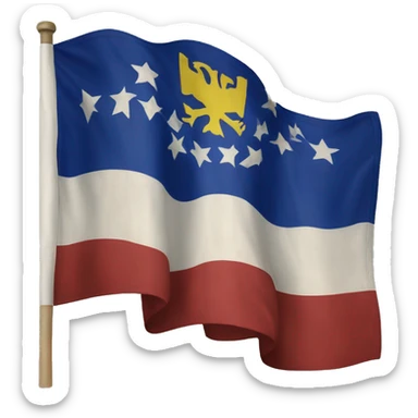 Old bosnian flag sticker