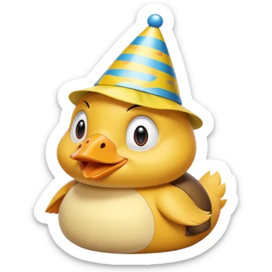 Happy birthday psyduck sticker