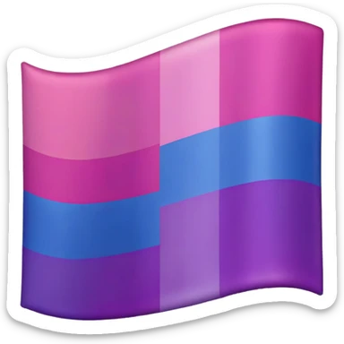 bi pride flag sticker
