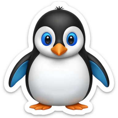 linux tux sticker