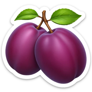 plum sticker