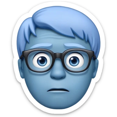 Sadness character from Inside Out movie sticker