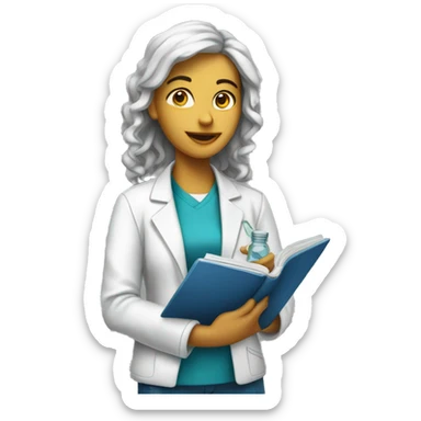 Enseignante femme de Physique Chimie sticker