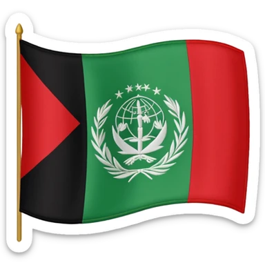 Afghanistan flag sticker