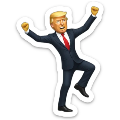 Trump-dance sticker
