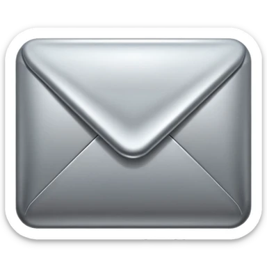 email emoji in black and white sticker