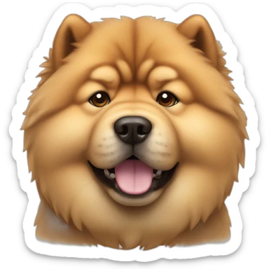 chow chow dog sticker