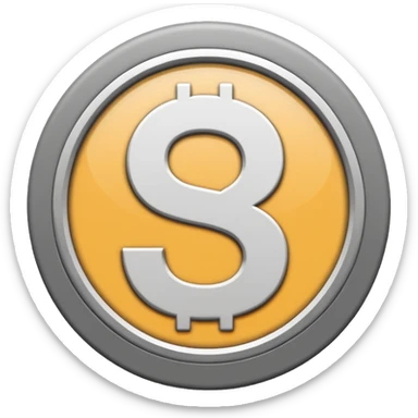 the $ dollar sign should be white inside a grey circle sticker