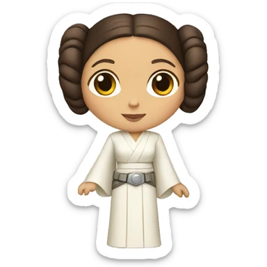 Princess Leia sticker