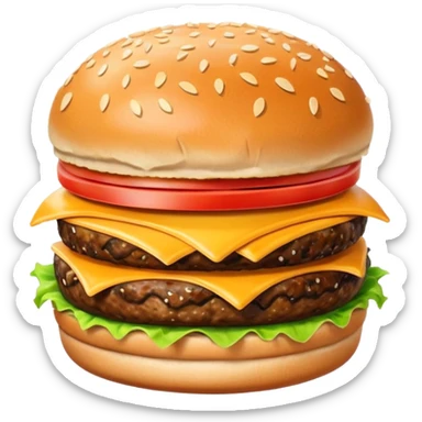 burger leftover sticker