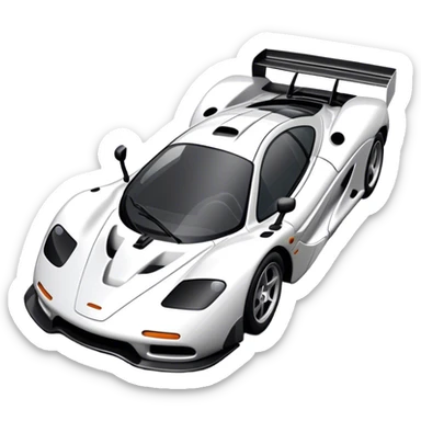 a mclaren f1 car sticker