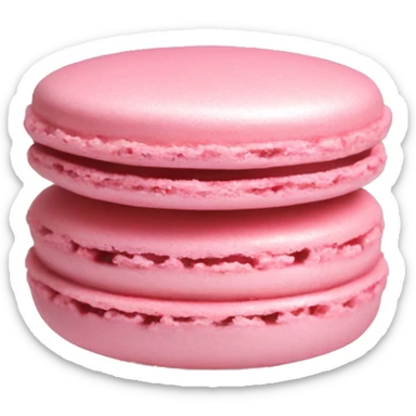 a pastel pink Macaron sticker