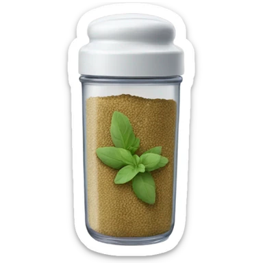 dried oregano shaker  sticker