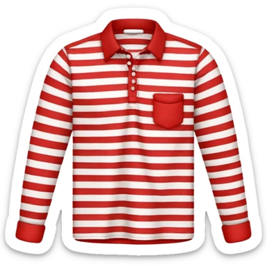 striped shirt, just the shirt sticker