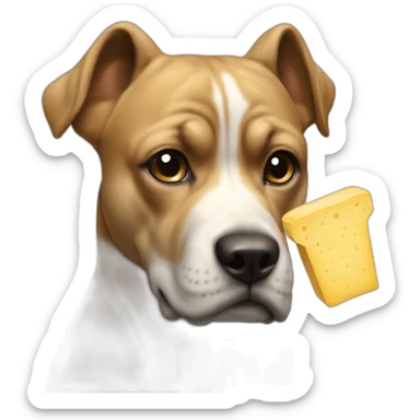 dawg with da butter on him sticker