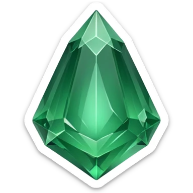 Emerald shard broken sticker