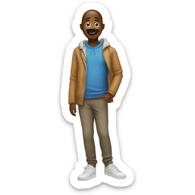 Person whit a shoe  sticker