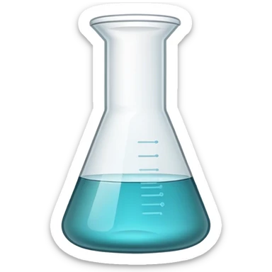 Lab beaker sticker