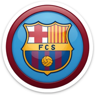 barca logo sticker