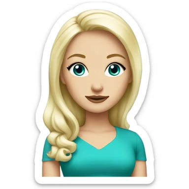 Blond Russian Tiffany sales professional sticker