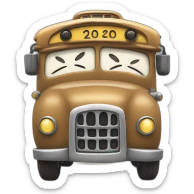 The Cat bus Totoro sticker