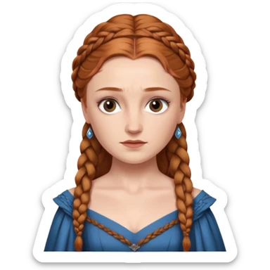 sansa stark

 from Games of throne character face only front face sticker