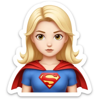 Girl with superpowers  sticker